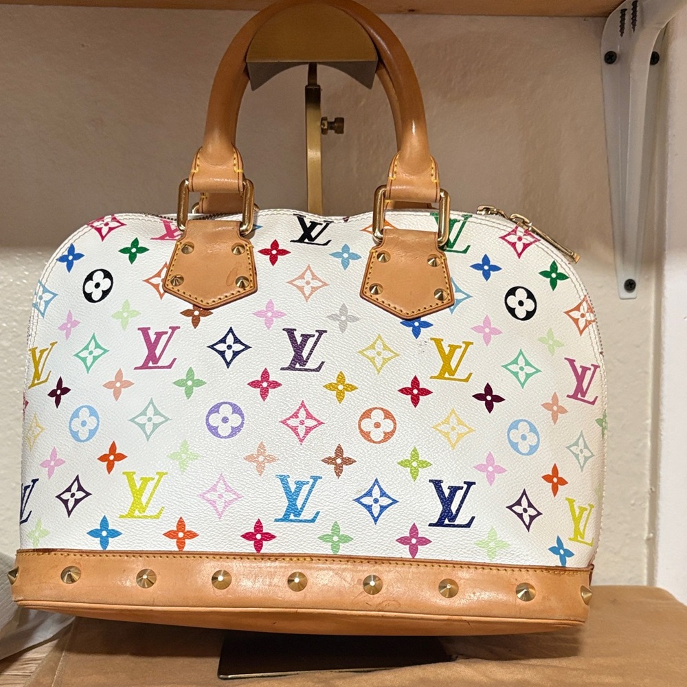 Takashi Murakami X Louis Vuitton Multicolor Monogram Alma
